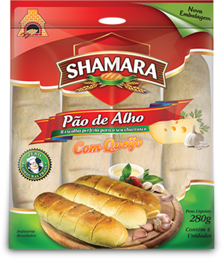Pão de alho com queijo Shamara